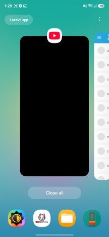 Recent apps - Samsung Galaxy A27 review