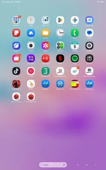 One UI 9 in tablet mode - Galaxy Tab S12 Ultra review