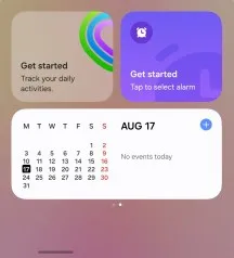 Widgets - Samsung Galaxy Z Flip8 Test