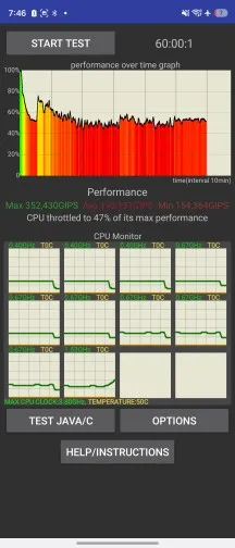 CPU-Test - Samsung Galaxy Z Flip8 Test