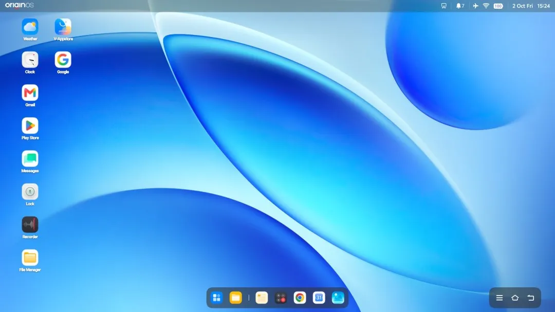 OriginOS desktop UI - Vivo X Fold6 review